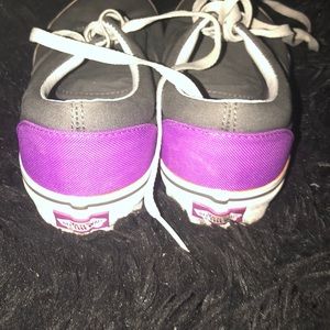 Vans Shoes - Gray and purple vans Vans Shoes - Gray and purple vans